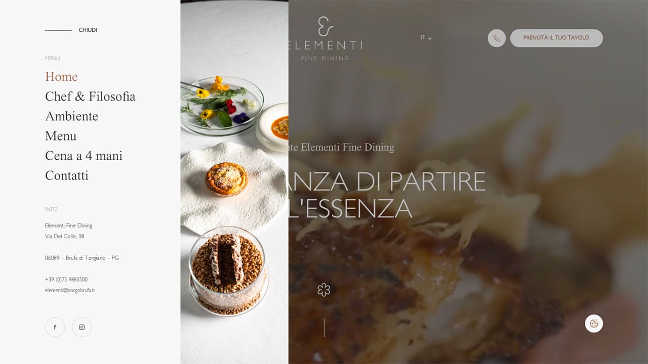 Borgobrufa | Elementi Fine Dining
