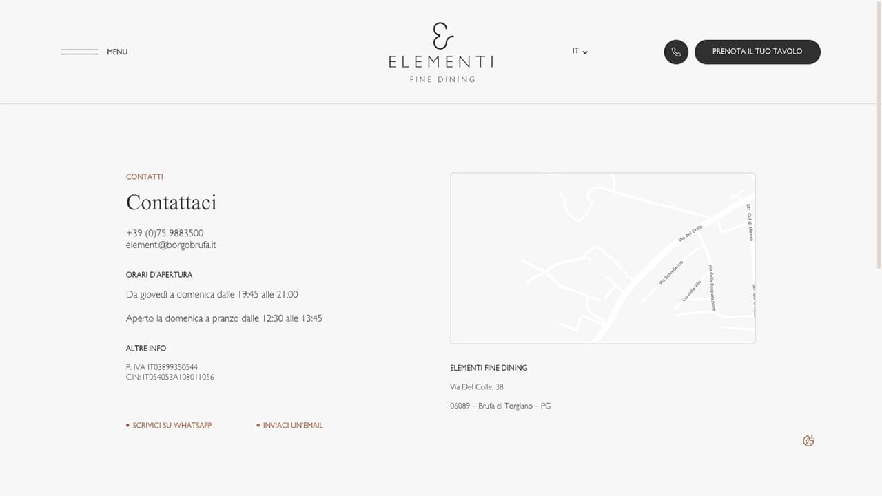 Borgobrufa | Elementi Fine Dining